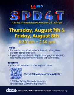 Summer PD Flyer